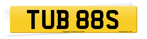 Registration number TUB 88S